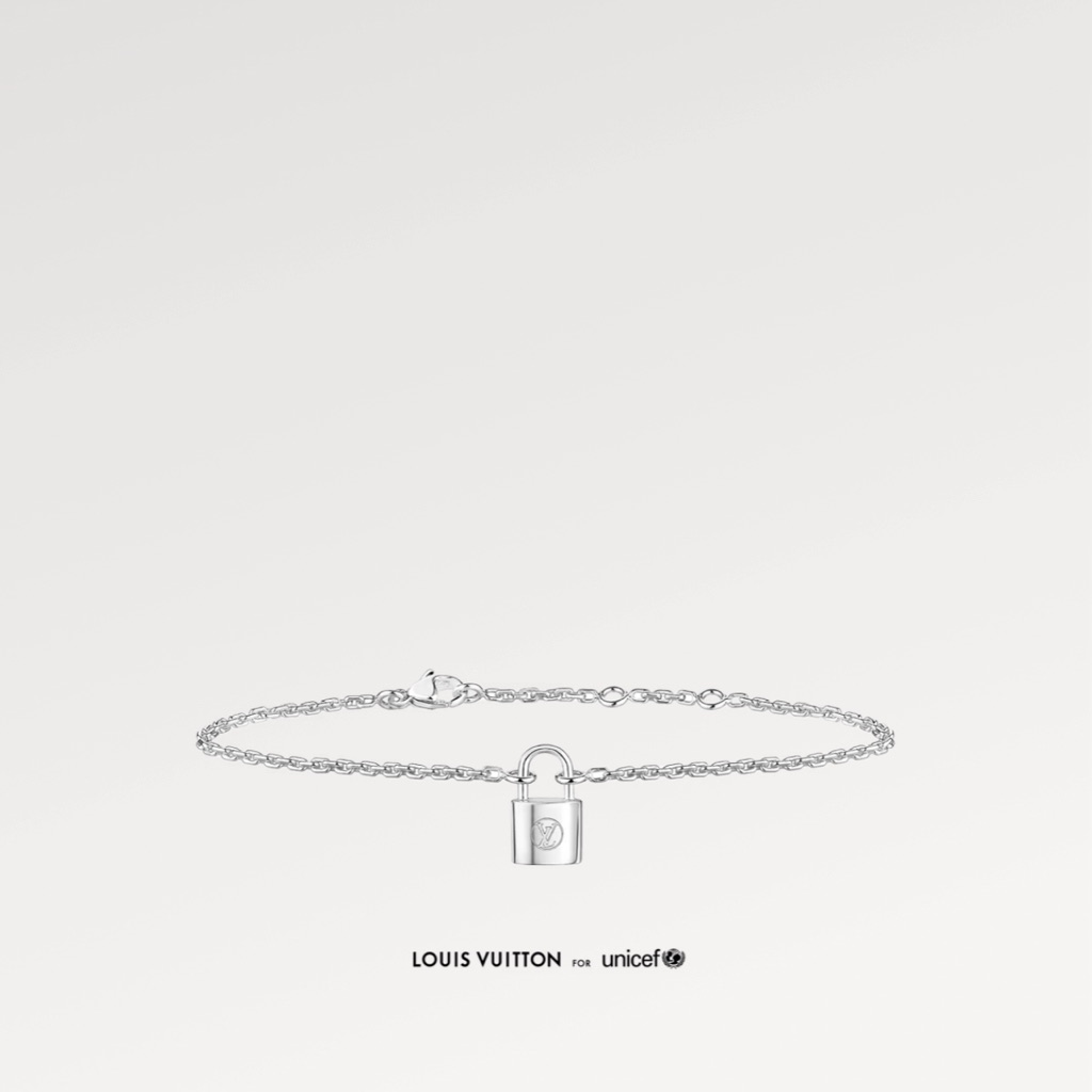 Silver Lockit Bracelet Lock Louis Vuitton